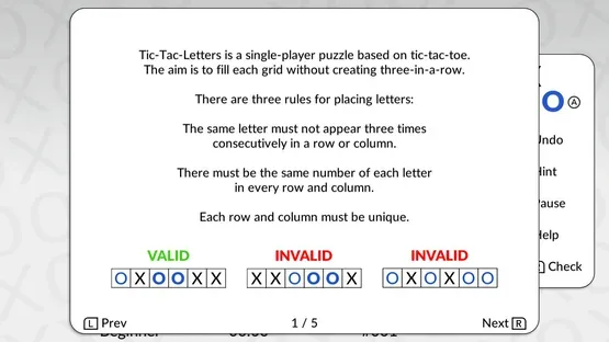 Tic-Tac-Letters by POWGI screenshot 2