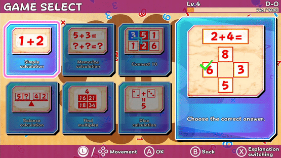 Dual Brain Vol.1: Calculation Screenshot