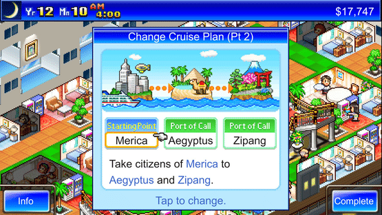 World Cruise Story Screenshot