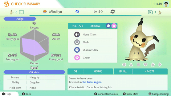 Pokémon Home Screenshot