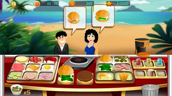 My Little Fast Food Booth screenshot 1