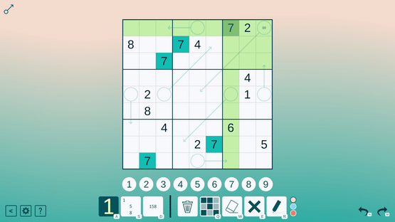 Arrow Sudoku Screenshot