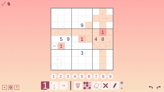 Arrow Sudoku Screenshot
