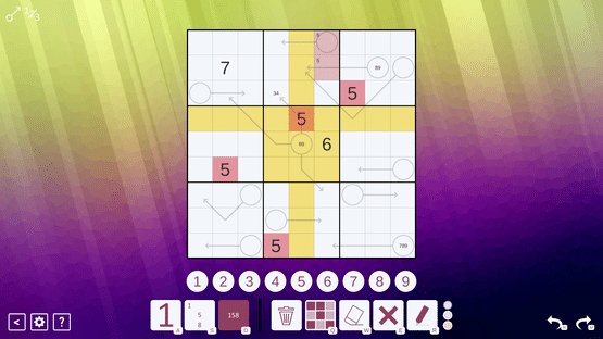 Arrow Sudoku Screenshot