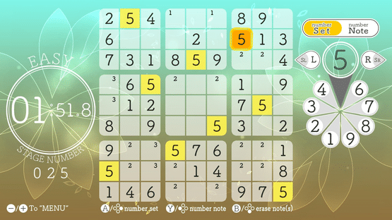 Sudoku Relax 3 Autumn Leaves Screenshot