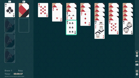 Solitaire Klondike Minimal Screenshot