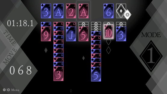 Solitaire Klondike Black Screenshot