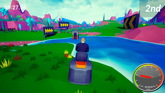 Lawnmower Game: Racing Screenshot