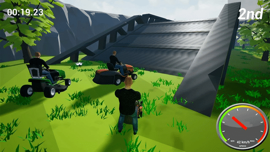Lawnmower Game: Racing Screenshot
