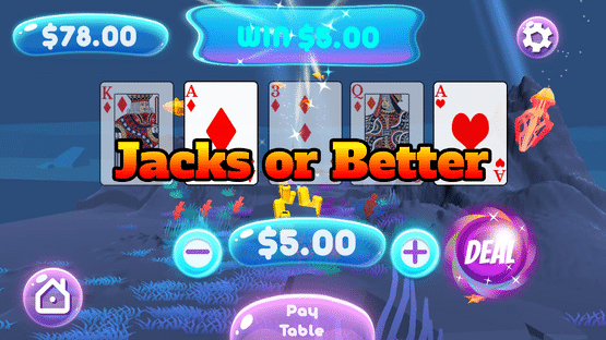 Video Poker at Aces Casino Screenshot