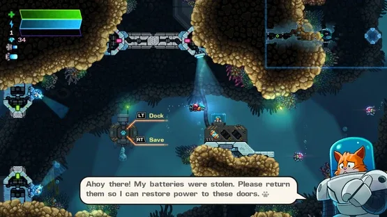 Astro Aqua Kitty: Limited Edition gameplay screenshot 2