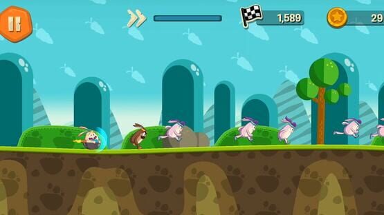 Rocket Rabbit - Coin Race screenshot 3