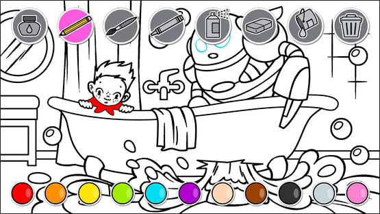 Comic Coloring Book Screenshot