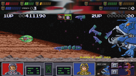 Darius Cozmic Collection Arcade Screenshot