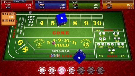 The Casino: Roulette, Video Poker, Slot Machines, Craps, Baccarat Screenshot