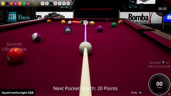 Brunswick Pro Billiards Screenshot