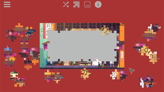 Daylife in Japan: Pixel Art Jigsaw Puzzle Screenshot