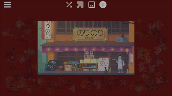 Daylife in Japan: Pixel Art Jigsaw Puzzle Screenshot