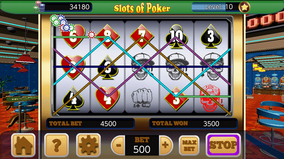 Slots of Poker at Aces Casino Screenshot