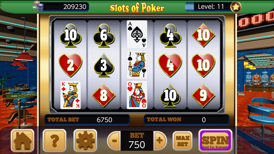 Slots of Poker at Aces Casino Screenshot