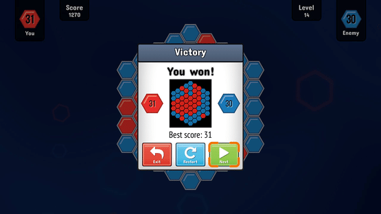 Hexxagon - Board Game Screenshot
