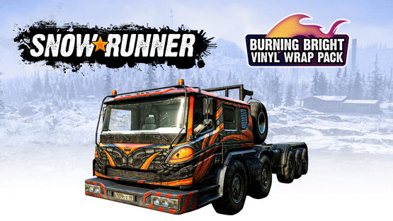 SnowRunner: Burning Bright Vinyl Wrap Pack Screenshot