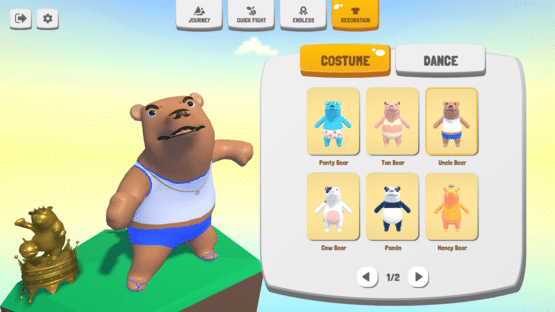 Chubby Bear Smash Screenshot