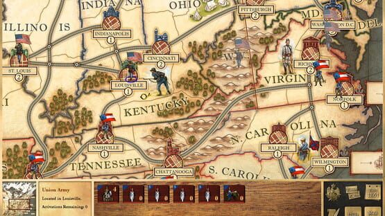 Victory and Glory: The American Civil War screenshot 1