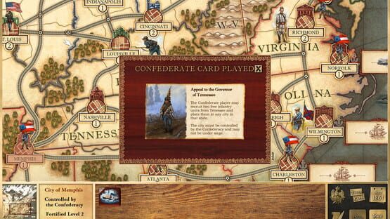Victory and Glory: The American Civil War screenshot 2