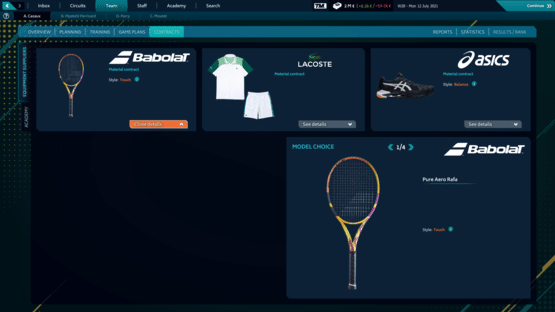 Tennis Manager 2021 Screenshot