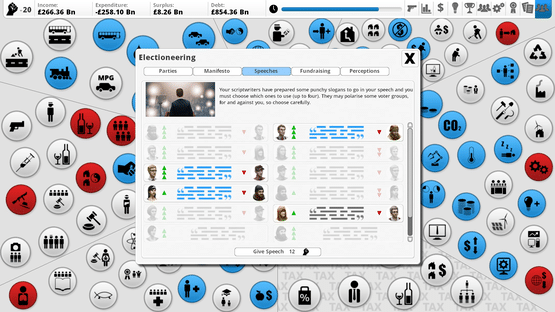 Democracy 3: Electioneering Screenshot