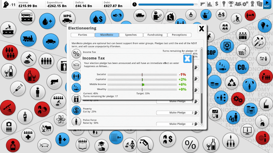 Democracy 3: Electioneering Screenshot