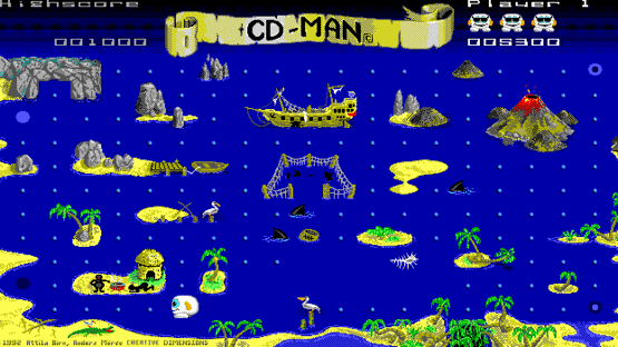 CD-Man (version 2.0) Screenshot