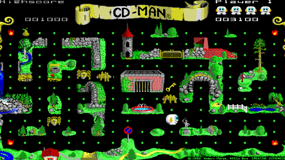 CD-Man (version 2.0) Screenshot