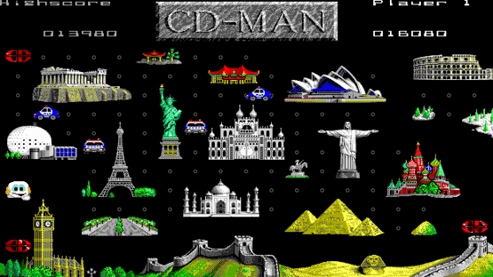 CD-Man (version 2.0) Screenshot