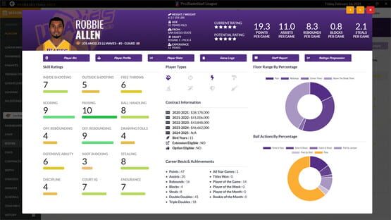 Draft Day Sports: Pro Basketball 2021 cover