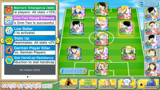 Captain Tsubasa: Dream Team Screenshot