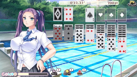 Pretty Girls Klondike Solitaire Screenshot