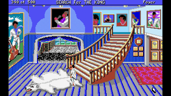 Les Manley in: Search for the King Screenshot