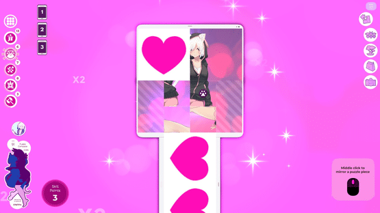 Mosaique Neko Waifus 3 Screenshot