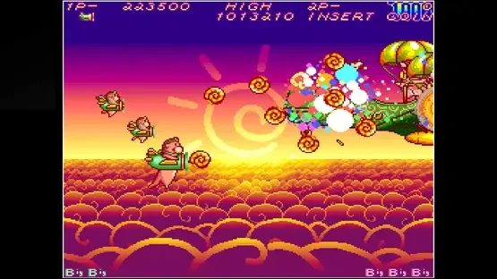 Arcade Archives: Hacha Mecha Fighter gameplay screenshot 2