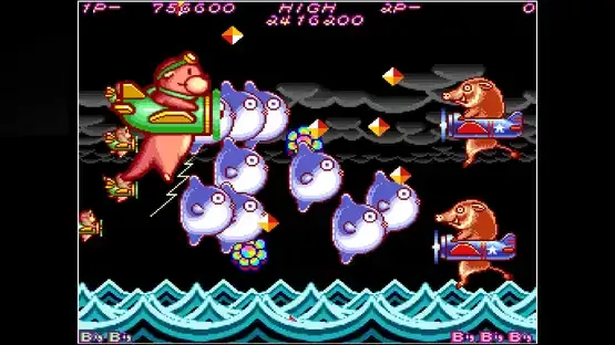Arcade Archives: Hacha Mecha Fighter gameplay screenshot 4