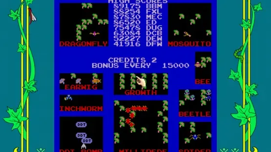 Millipede gameplay screenshot 1