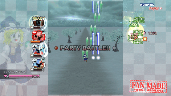 Touhou Fan-made Virtual Autography Screenshot