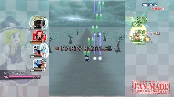Touhou Fan-made Virtual Autography gameplay screenshot 2