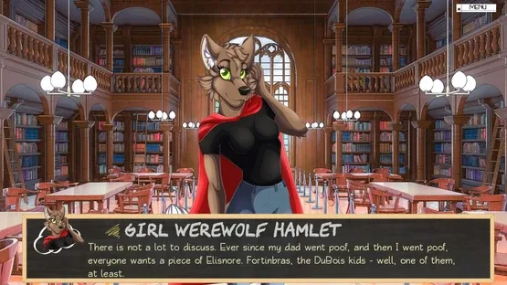 Furry Shakespeare: To Date or Not to Date Spooky Cat Girls? screenshot 3