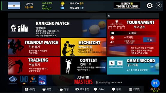 3 Cushion Masters cover