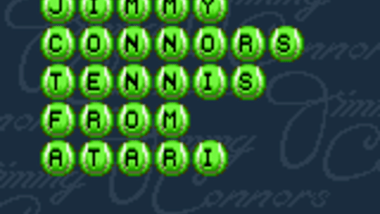 Jimmy Connors' Tennis Screenshot