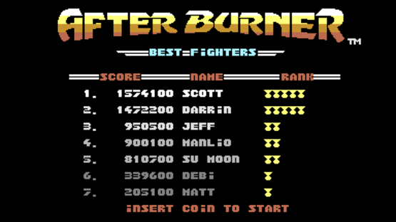 After Burner Screenshot