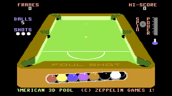 American 3D Pool Screenshot